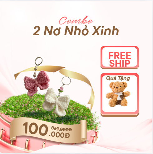 Combo 2 nơ nhỏ xinh