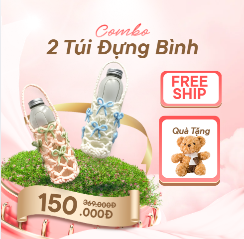 Combo 2 túi đựng bình nước
