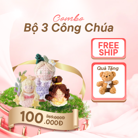 Combo 3 nàng công chúa